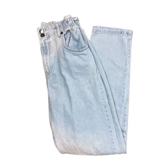 One Teaspoon High Waisted Paper Bag Straight‎ Leg Jeans Size 26 - Picture 1 of 12